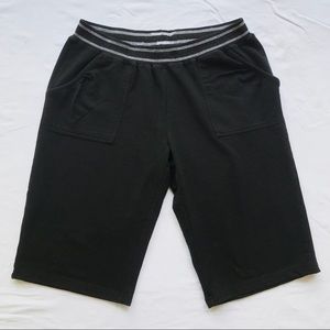 athletic bermuda sweat-shorts